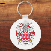Porte-clés Brito Family Crest (Recto)
