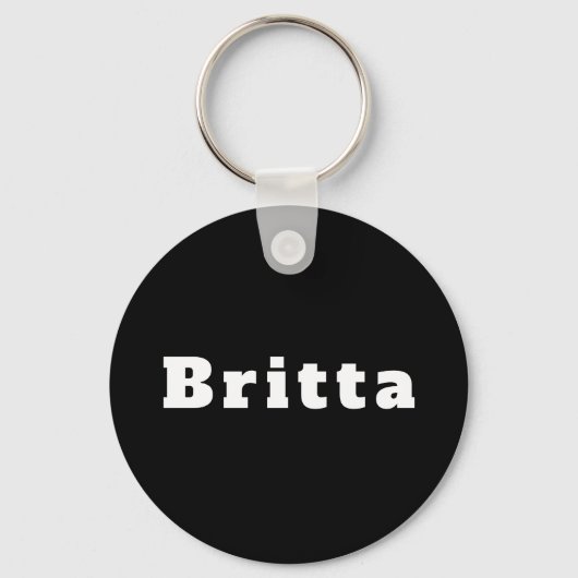 Porte-clés Britta (homonymie) (Recto)