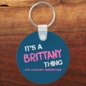 Porte-clés Brittany chose que tu ne comprendrais pas (Verso)