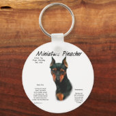 Porte-clés Brochure miniature (noir/rouille) (Recto)