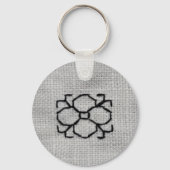 Porte-clés broderie blackwork (Verso)