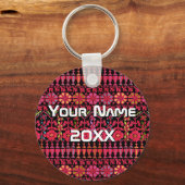 Porte-clés Broderie palestinienne Tatreez imprimé (Verso)
