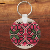 Porte-clés Broderie ukrainienne (Recto)