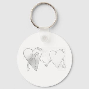 Porte-clés broken hearts do mend