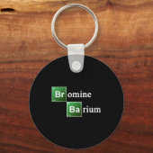 Porte-clés Bromine And Barium Periodic Table Chemistry Elemen (Recto)