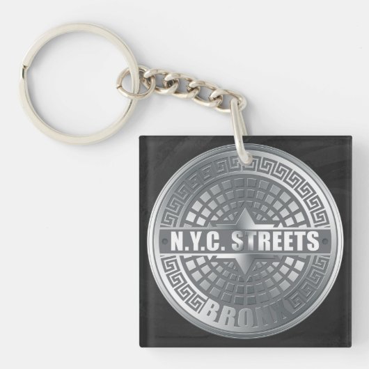 Porte-clés Bronx de couverture de trou (Devant)