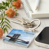 Porte-clés Brooklyn Bridge New York Souvenir (Devant Droit)