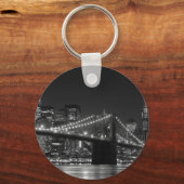 Porte-clés Brooklyn Bridge Porte - clé noir/blanc (Recto)