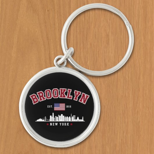 Porte-clés Brooklyn Ney York Est 1816