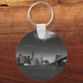 Porte-clés Brooklyn noir panoramique (Recto)