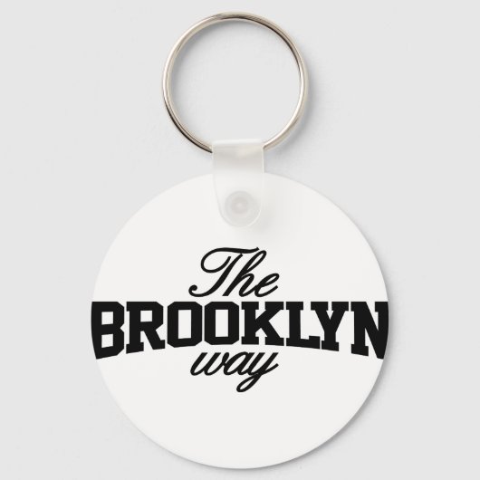 Porte-clés Brooklyn personnalisable (Recto)