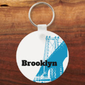 Porte-clés Brooklyn, Porte - clé de pont de Williamsburg (Recto)