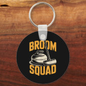 Porte-clés Broom Squad Ice Sweeng Rock Stone Sliding Curling  (Recto)