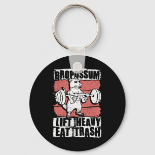 Porte-clés Bropossum Soulever Manger Déchets Opossum Gym Halt
