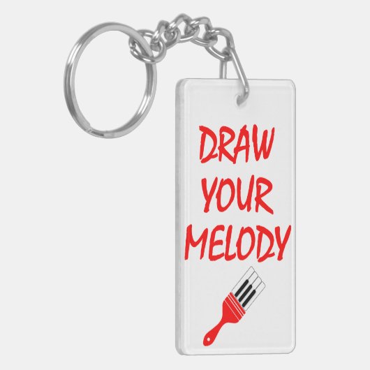 Porte-clés Brosse mélodie (Devant gauche)