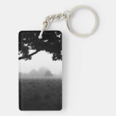 Porte-clés Brouillard de matin émergeant des arbres (Dos)