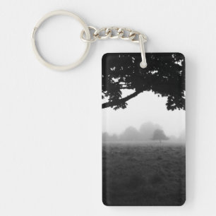 Porte-clés Brouillard de matin émergeant des arbres