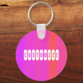 Porte-clés Brouillard rose - Modèle (Recto)