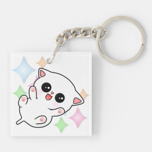 Porte-clés Brouille du ventre Heure Kitten (Dos)