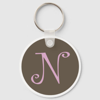 Porte-clés Brown et Porte - clé rose "N"
