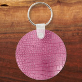 Porte-clés Brown Faux Cuir Cowgirl Floral (Verso)