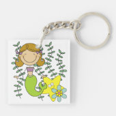 Porte-clés Brown Haired Mermaid (Dos)