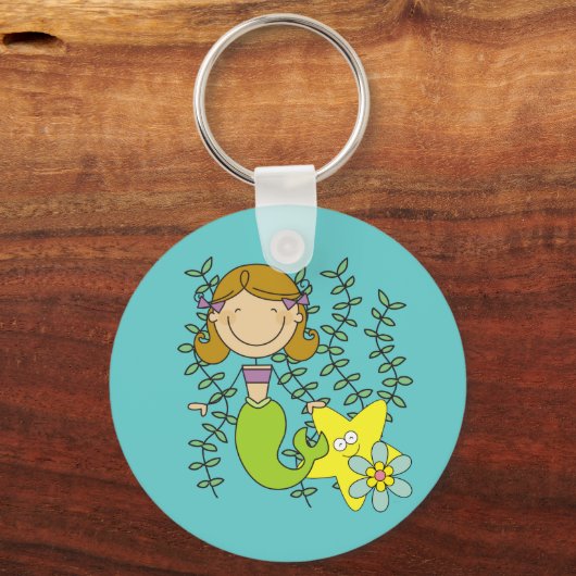 Porte-clés Brown Haired Mermaid (Recto)