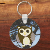 Porte-clés Brown Owl in a Tree (Recto)