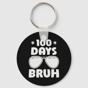 Porte-clés Bruh 100 Jours De L'École 100E Jour De L'École Sun