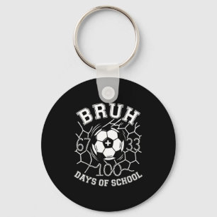 Porte-clés Bruh 67 33 100 Jours D'école Football Enfants Garç