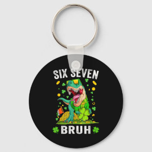 Porte-clés Bruh 67 mème jour de la Saint-Patrick six sept enf