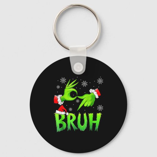 Porte-clés Bruh 67 Six Seven 6 7 Meme Christmas Funny Gen Alp (Recto)