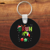 Porte-clés Bruh 67 Six Seven 6 7 Meme Christmas Funny Gen Alp (Recto)