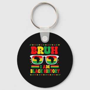 Porte-clés Bruh c'est le Mois de l'histoire des Noirs Sungles