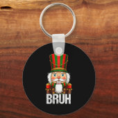 Porte-clés Bruh Christmas Nutcracker Santa Claus Holiday Xmas (Recto)