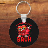 Porte-clés Bruh Valentines Day Boys Kids Funny Heart Valentin (Recto)