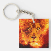 Porte-clés Brûler le lion chaud de Juda (Devant)