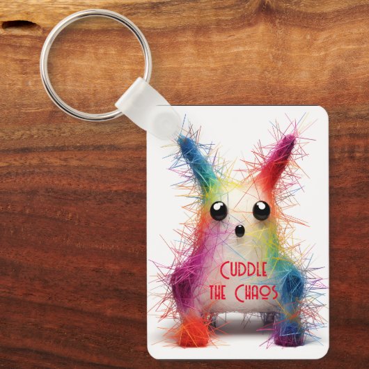 Porte-clés Brûler l'homme encombrer le chaos (Recto)