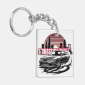 Porte-clés Brûlure du châssis S (Devant gauche)