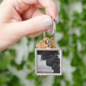 Porte-clés Brûlures d'huile concentrée rassemblées (main)