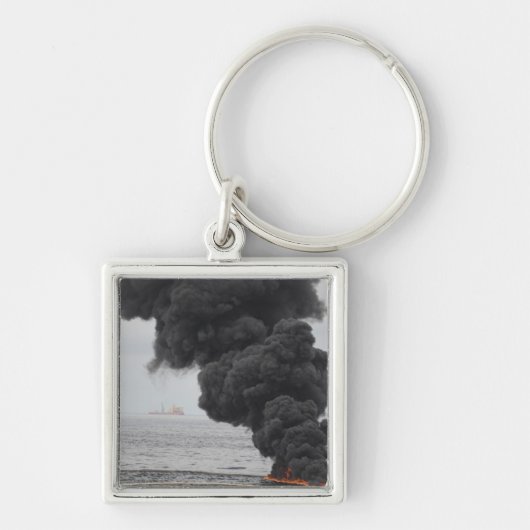 Porte-clés Brûlures d'huile concentrée rassemblées (Devant)