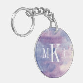 Porte-clés Brume pourpre II du monogramme | (Devant gauche)