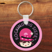 Porte-clés Brunette Rocking Big Sister (Recto)