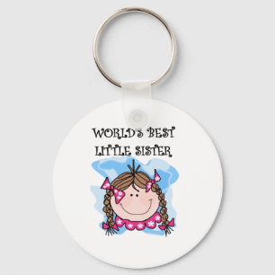 Porte-clés Brunettte Best Little Sister