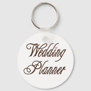 Porte-clés Bruns chics de wedding planner