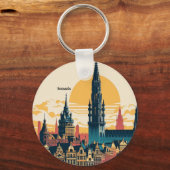 Porte-clés Bruxelles, Belgique (Recto)