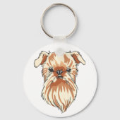 Porte-clés Bruxelles Griffon (Recto)