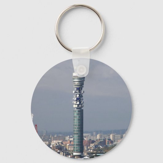 Porte-clés BT Tower, Londres, Angleterre. (Recto)