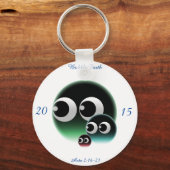 Porte-clés Bubble Family (Recto)