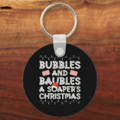 Porte-clés Bubbles And Ubles - Noël d'un soap - Soap Ma (Recto)